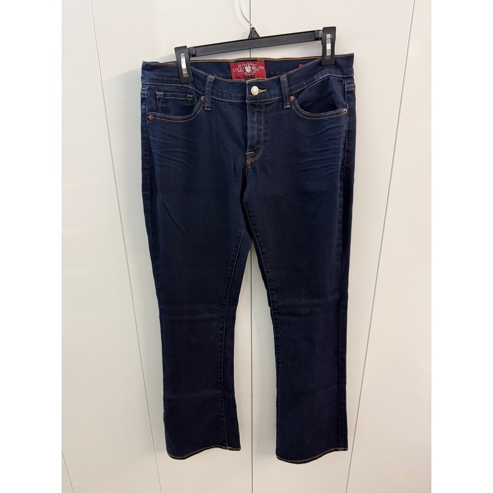 Lucky Brand Charlie Baby Boot Jeans Dark Indigo Wash Size 10/30 Regular